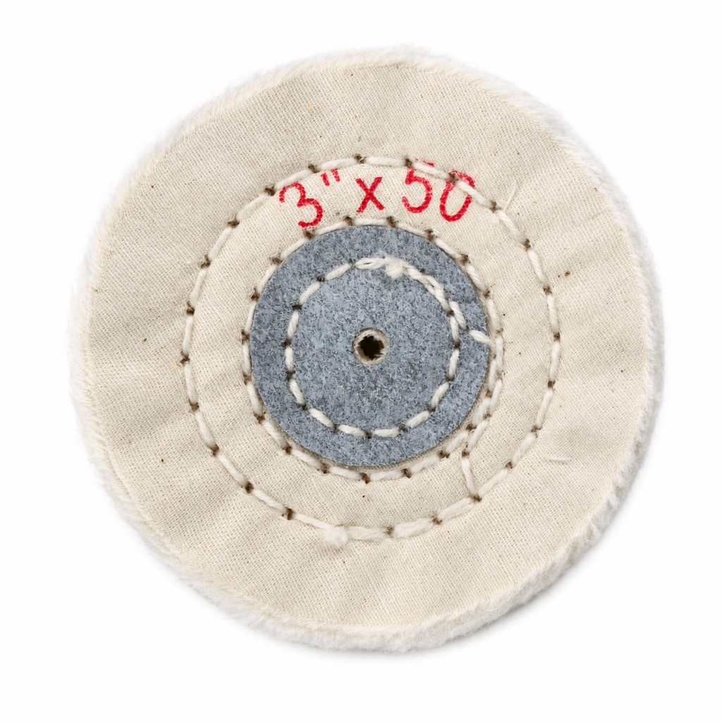 White Cloth Wheel 3*50