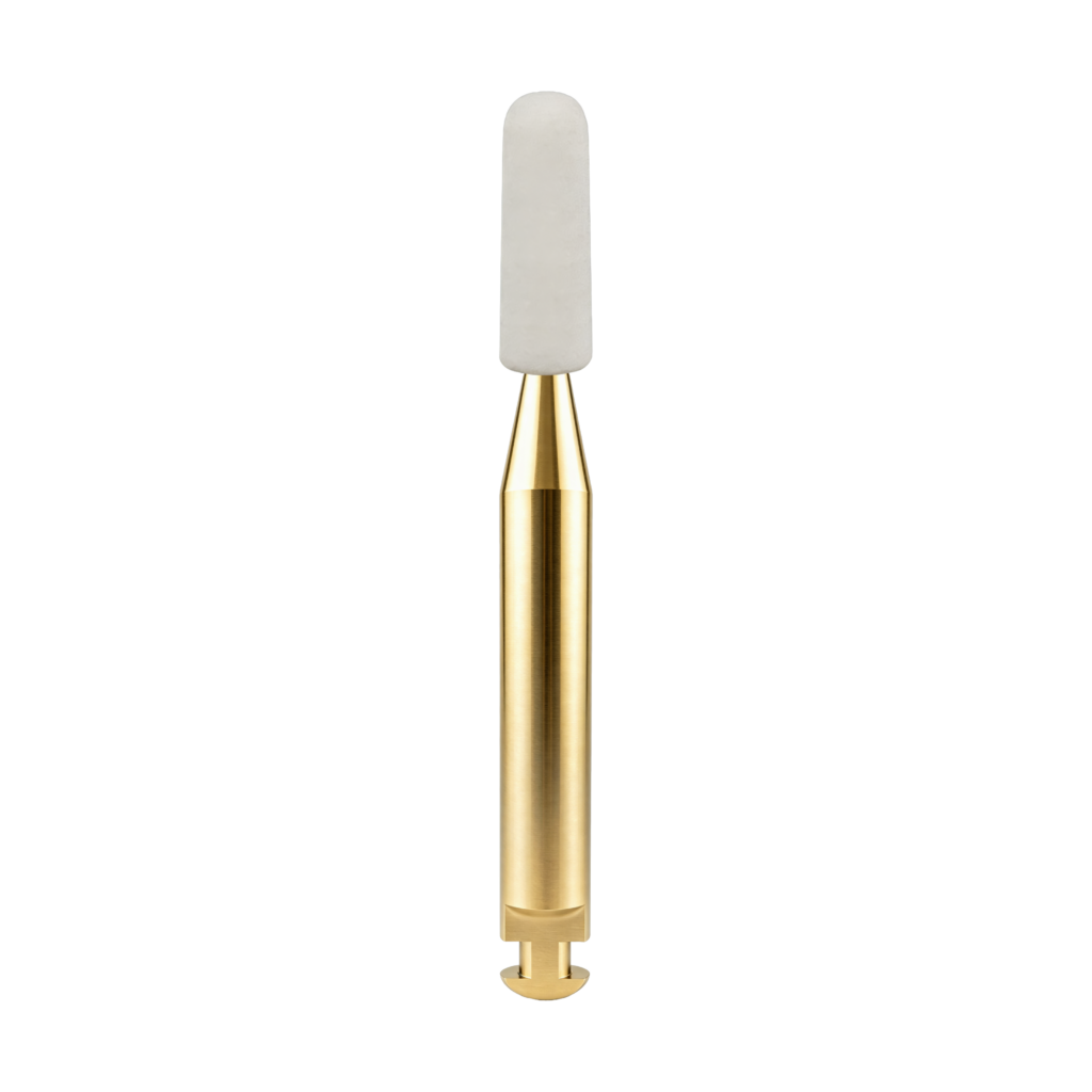 White round cylinder RA dental cleaning bur